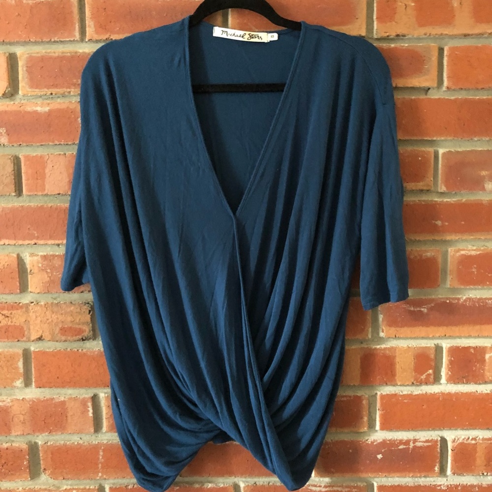 Michael Stars Deep scoop neck top